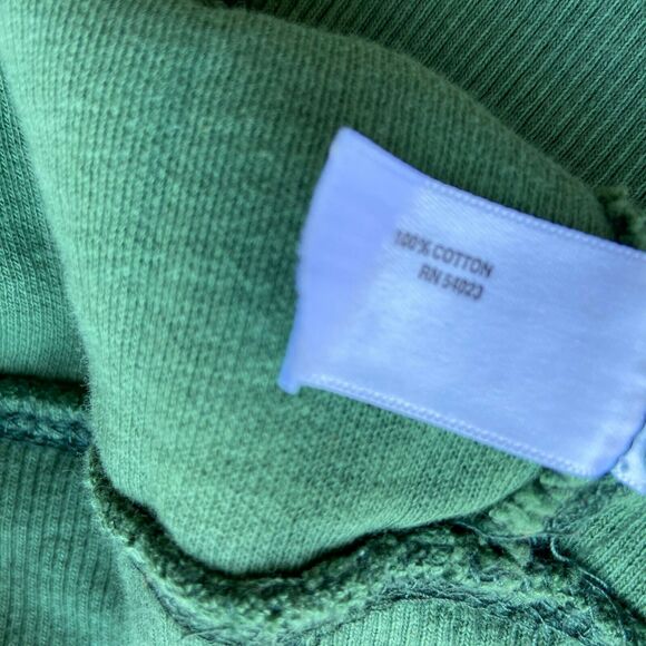 Old Navy Mens Pullover Size Medium Ribbed Knit Green‎ Long Sleeves Solid NEW - Picture 9 of 9